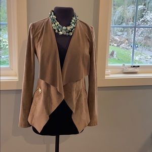 Faux Suede Jacket